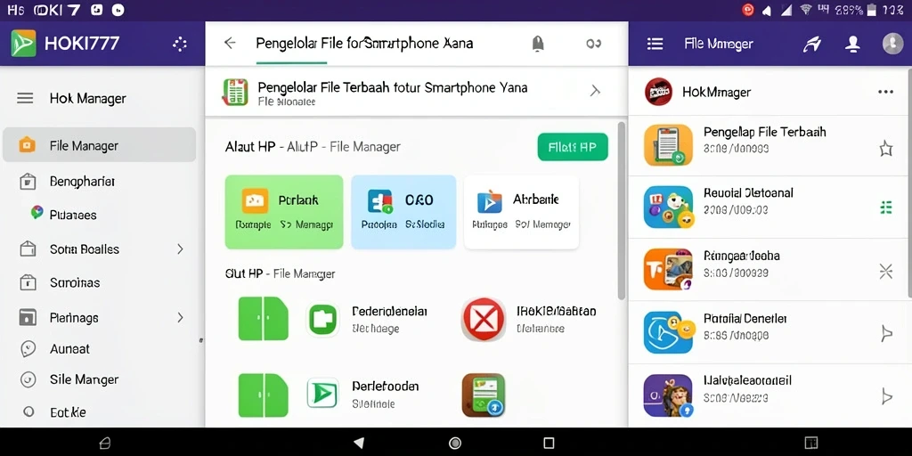 Antarmuka intuitif HOKI777 untuk pengelolaan file yang efisien.