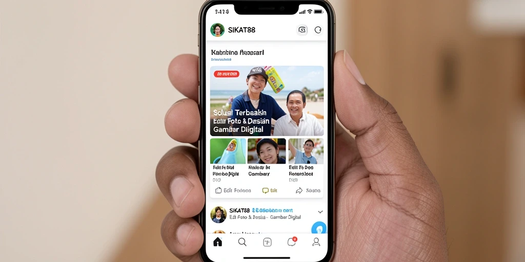 Tampilan antarmuka SIKAT88 yang menarik dan fungsional untuk pengeditan gambar.