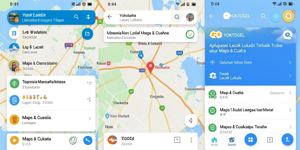Tampilan antarmuka YOKTOGEL yang menampilkan fitur Lacak Lokasi.