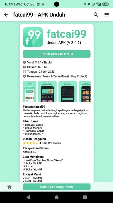 Download APK fatcai99 Terbaru untuk Android