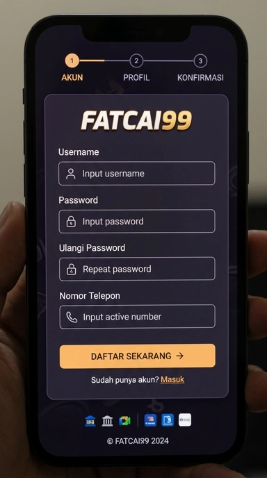 Panduan Buat Akun Baru fatcai99 untuk Pengguna Android